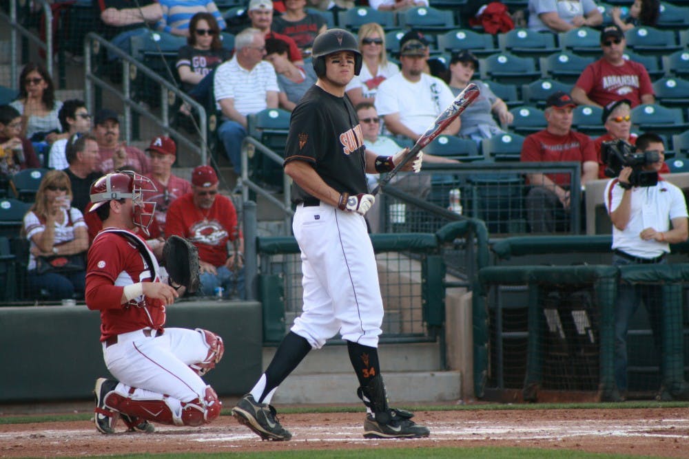 Senior Kasey Coffman was drafted by the Detroit Tigers at the end of the last season. He is planning on finishing his last year at ASU and graduate in the spring. (Photo by Hector Salas Ameida)