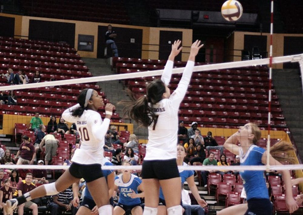 ASU will be without junior setter Shannan McCready (7)  to open the season in Hawaii. (Photo by Michaela Mader)