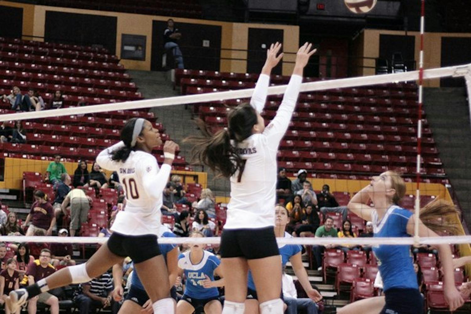 ASU will be without junior setter Shannan McCready (7) to open the season in Hawaii. (Photo by Michaela Mader)
