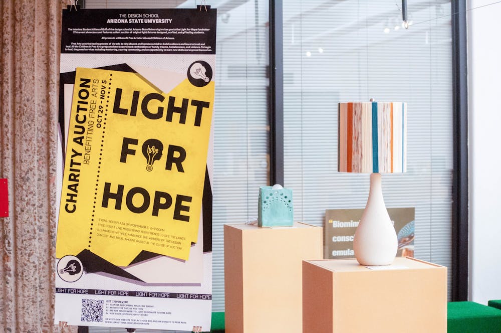 Interiors Student Alliance will auction unique light fixtures for