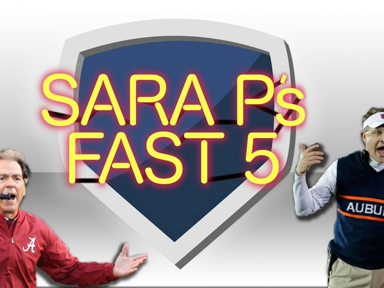 Sara P's Fast 5: The Iron Bowl​