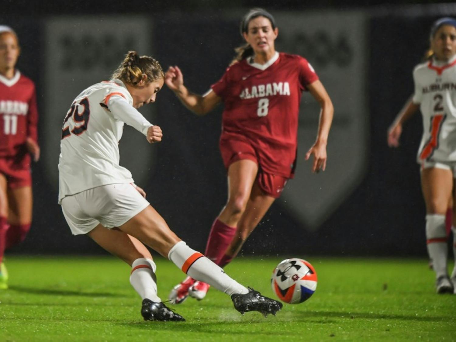 Gianna Montini (29) scores a goal