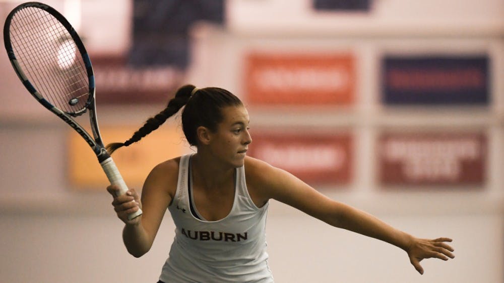 Taylor Russo. Auburn women's tennis vs Ole Miss on Monday, Oct. 23, 2017, in Auburn, Ala.