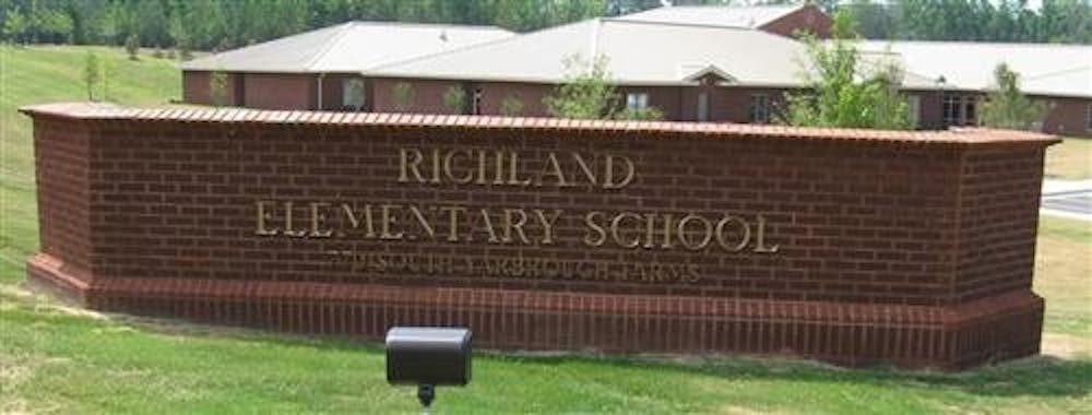 Richland Road Elementary School Sign