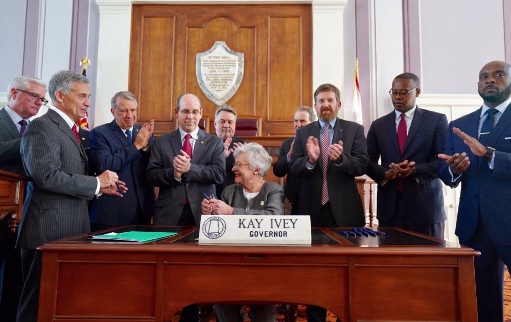 Kay Ivey signing new gas tax legislation