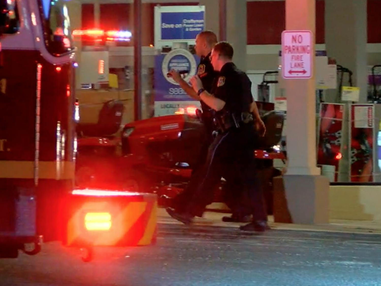 Police search for evidence at an Opelika shopping center