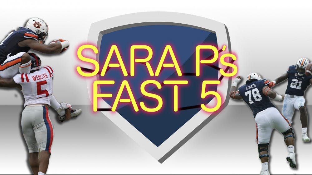 Sara P's Fast 5: Auburn dominates Ole Miss