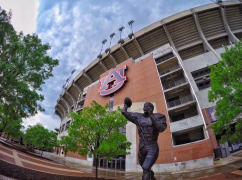 Jordan-Hare Stadium. Photo via twitter.com/JarrodLitton.​