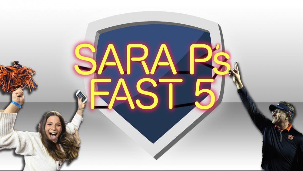Sara P's Fast 5: Auburn knocks off Alabama​