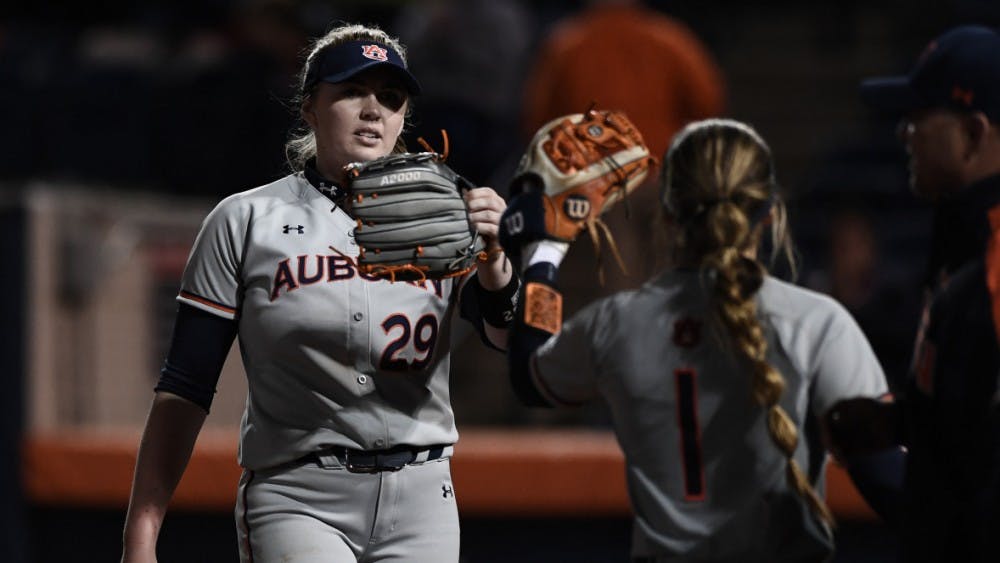 Makayla Martin (29). Auburn softball vs Wichita State on Thursday, Feb. 8, 2018, in Auburn, Ala.