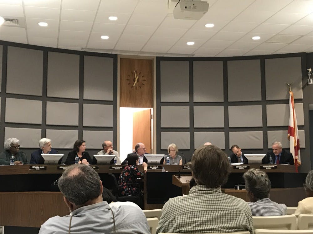 Auburn City Council debates building height ordinances in the February 20, 2018 meeting.​