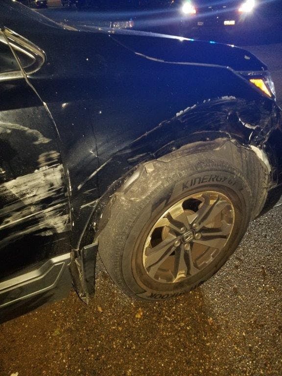 Aniah Blanchard's vehicle damage