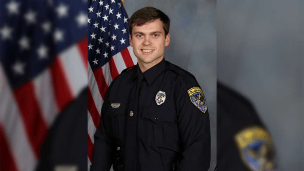 Auburn Police Officer Evan Elliott