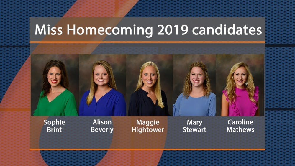 Miss Homecoming 2019 candidates