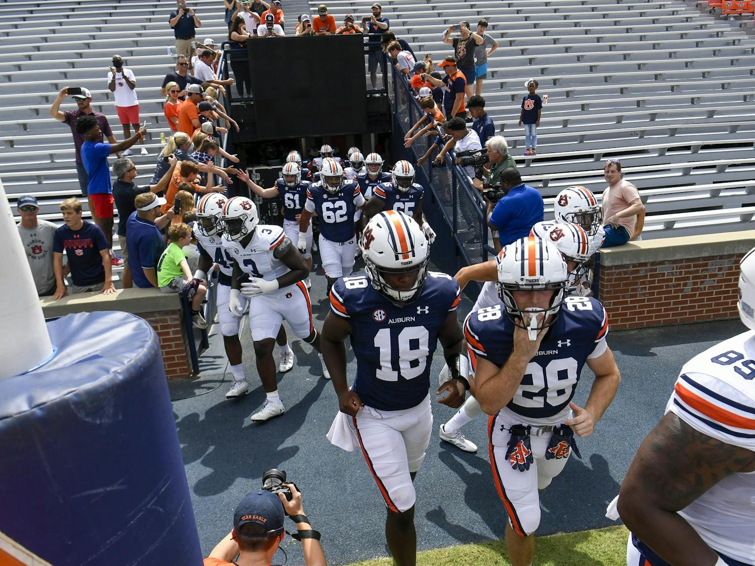 AU Football practice