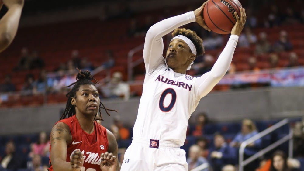 Dasia Alexander (0)Women's Basketball vs Ole Miss on Sunday, Feb. 25, 2018, in Auburn, Ala.Cat Wofford/Auburn Athletics 