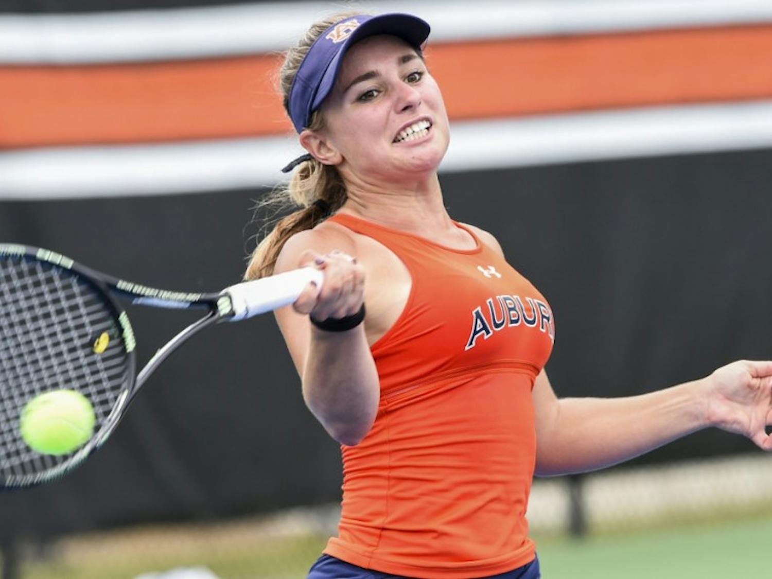 Andie Dikosavljevic. DePaul vs Auburn Women's Tennis in Auburn, Ala., on Friday, May 12, 2017.