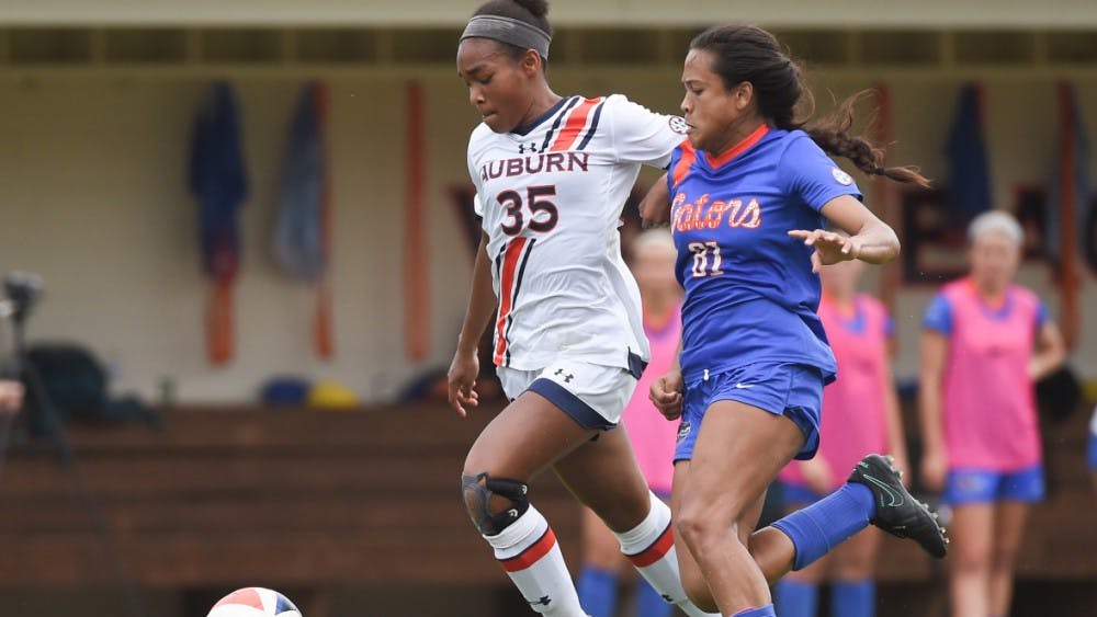 Kristen Dodson playing soccer