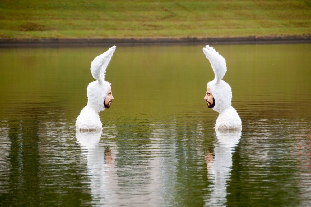 "Self-Portrait as Bunnies"