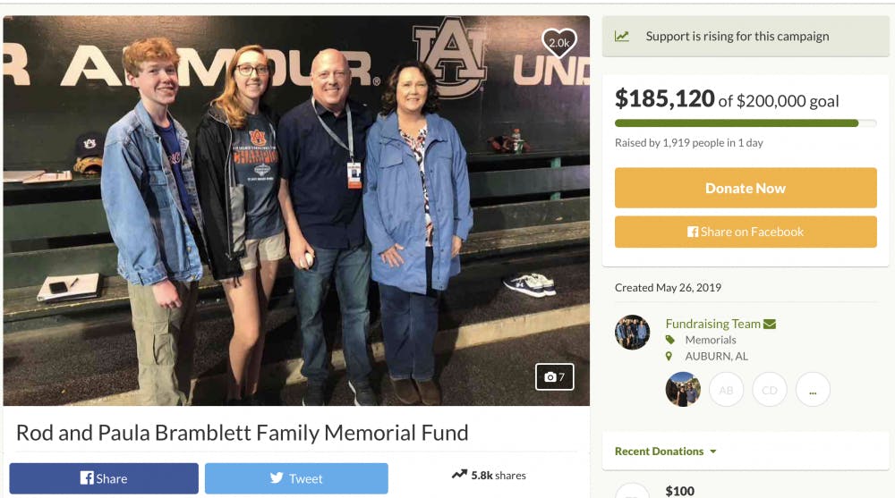 GoFundMe for Bramblett family