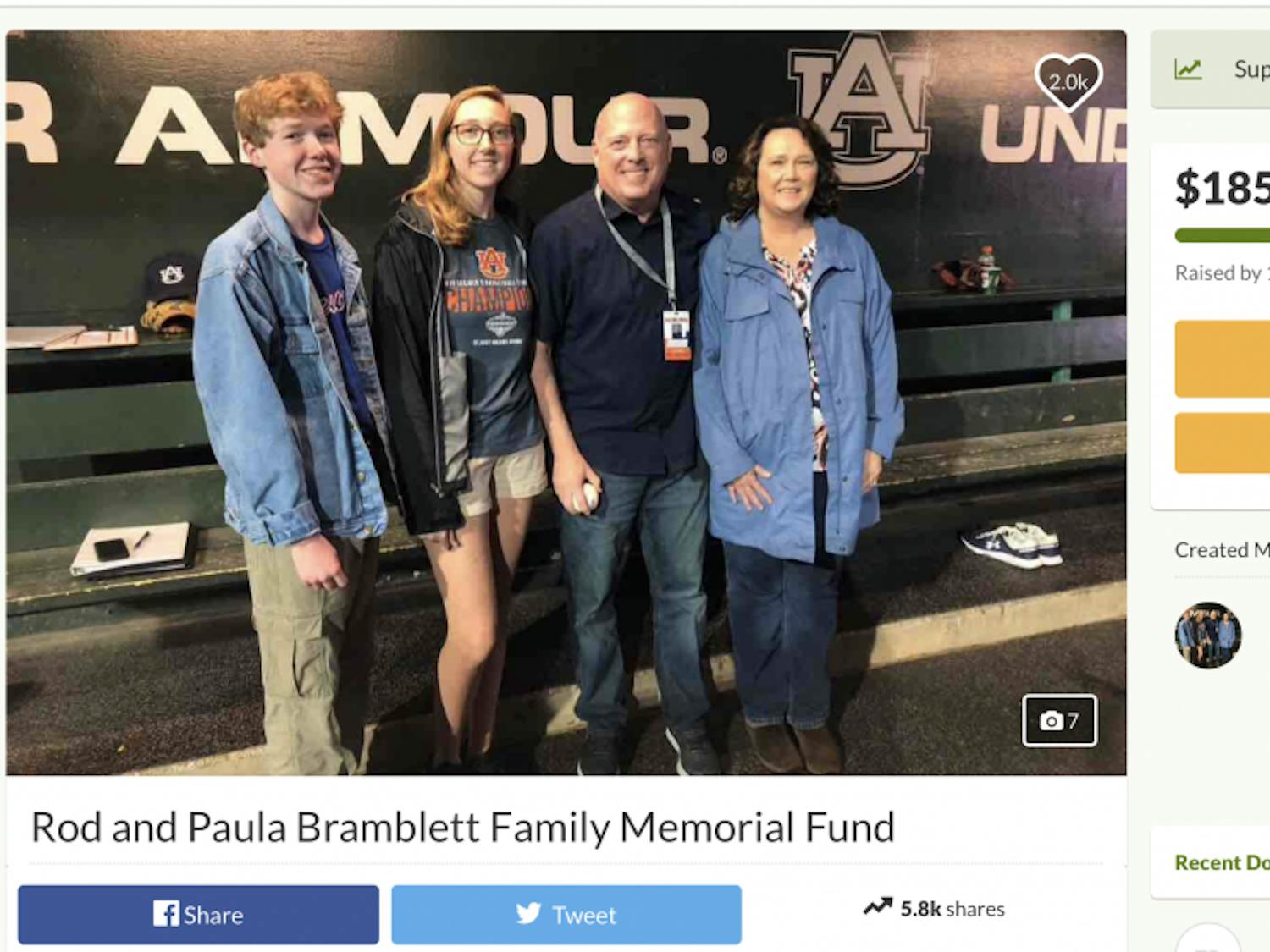 GoFundMe for Bramblett family