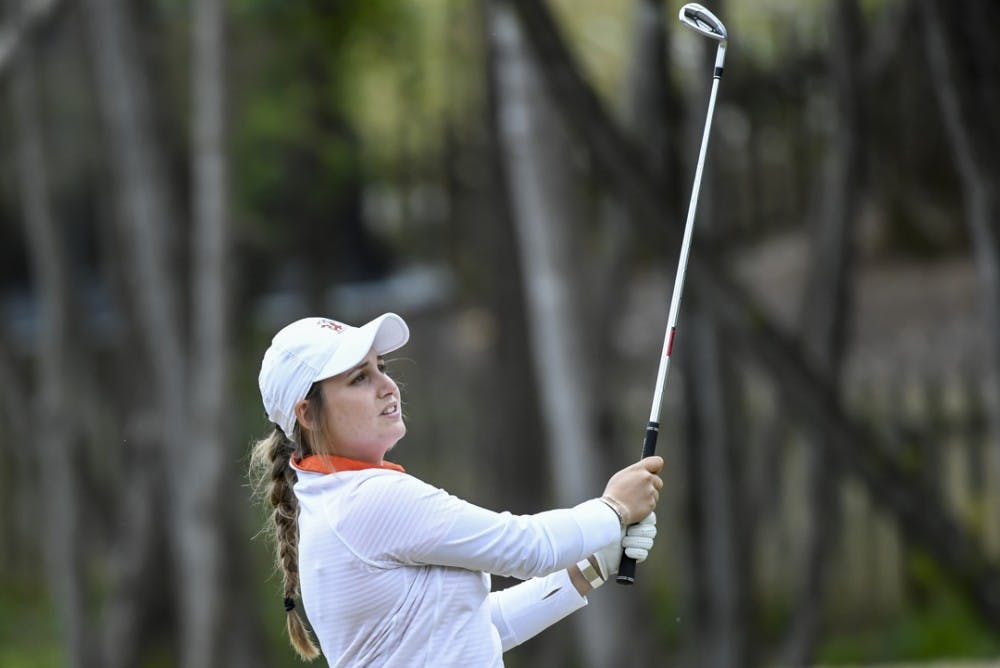 Kaleigh Telfer Auburn women's golf during the Evans Derby Experience on Tuesday, March 20, 2018, in Auburn, Ala.