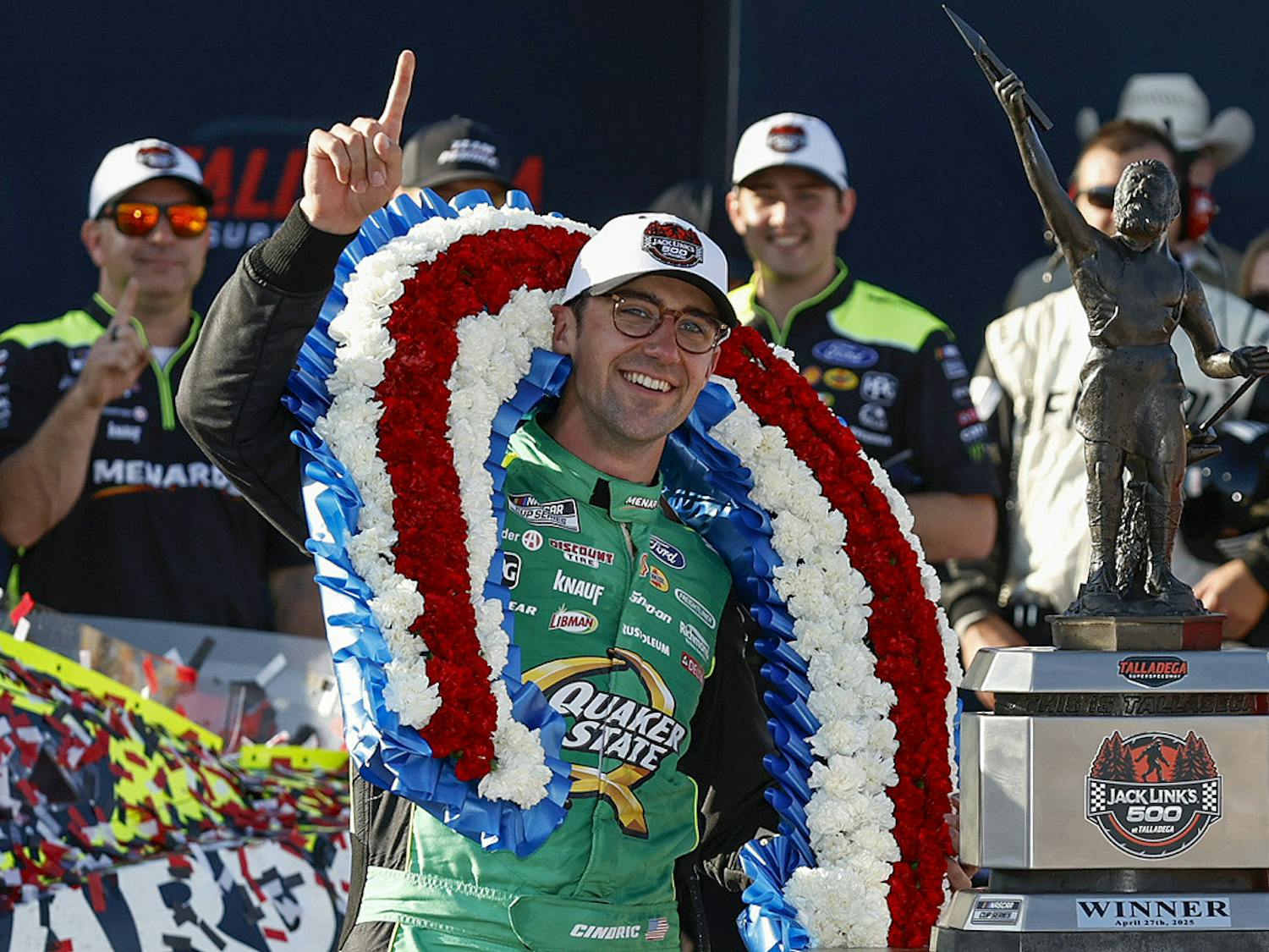 Austin Cindric wins Talladega April 27, 2025