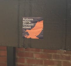 White Student Union Sticker