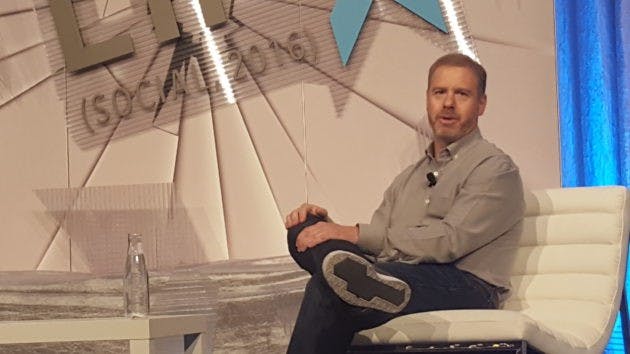 Chris Moody sitting in a chair