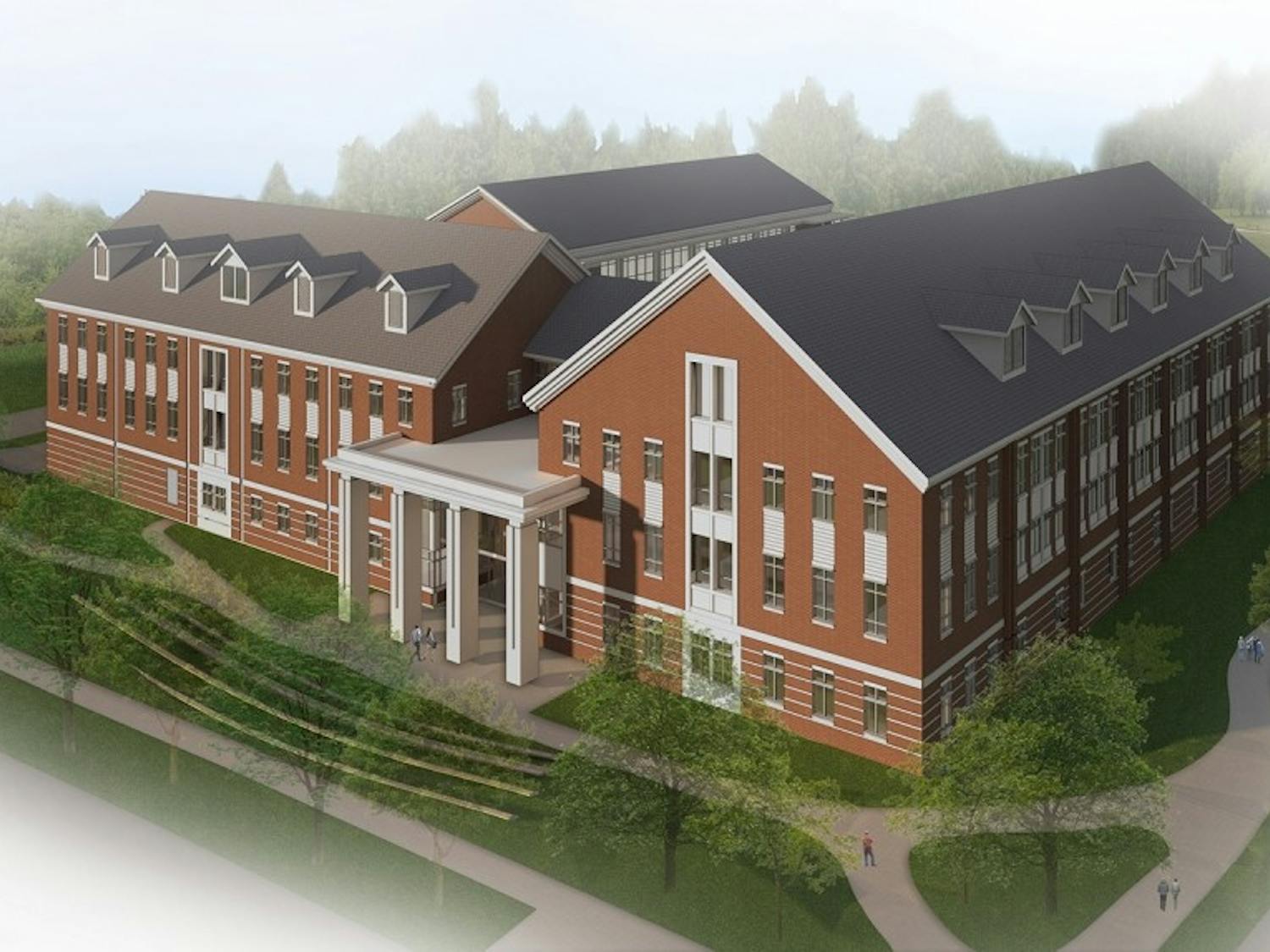 A Rendering of the New Auburn University Nursing Building 