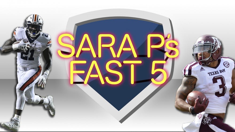 Sara P's Fast 5: Auburn at Texas A&M​