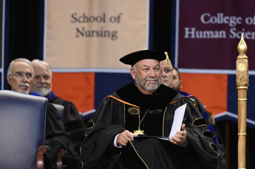 President Steven Leath at Auburn 2017 summer graduation