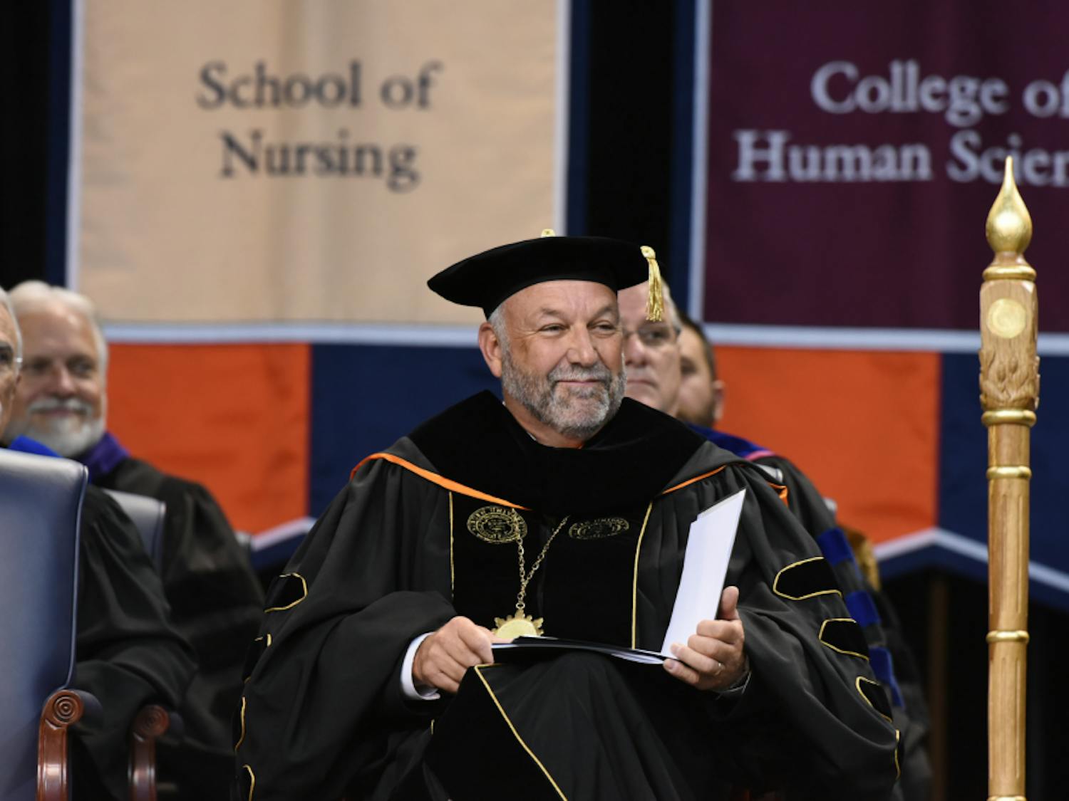 President Steven Leath at Auburn 2017 summer graduation