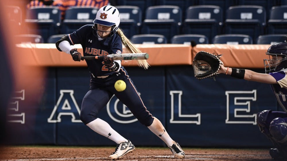 Victoria Draper (27). Auburn softball vs Western Carolina Friday, March 02, 2018, in Auburn, Ala. 