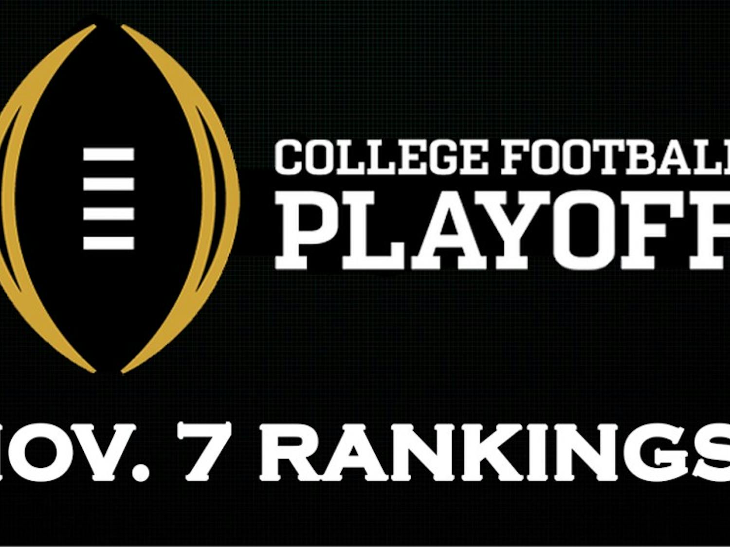 College Football Playoff rankings Nov. 7