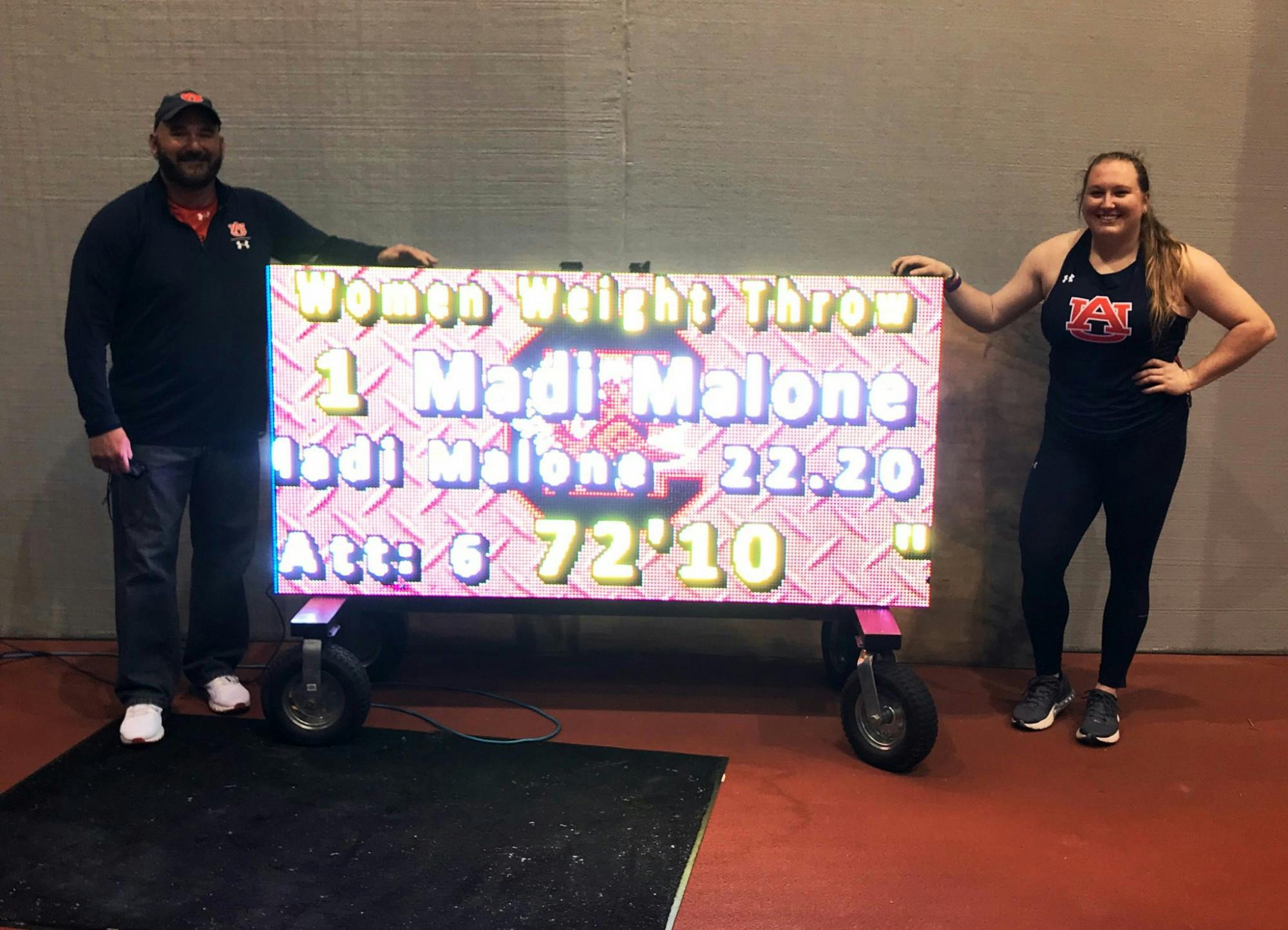 Madi Malone. Photo courtesy of Auburn Athletics