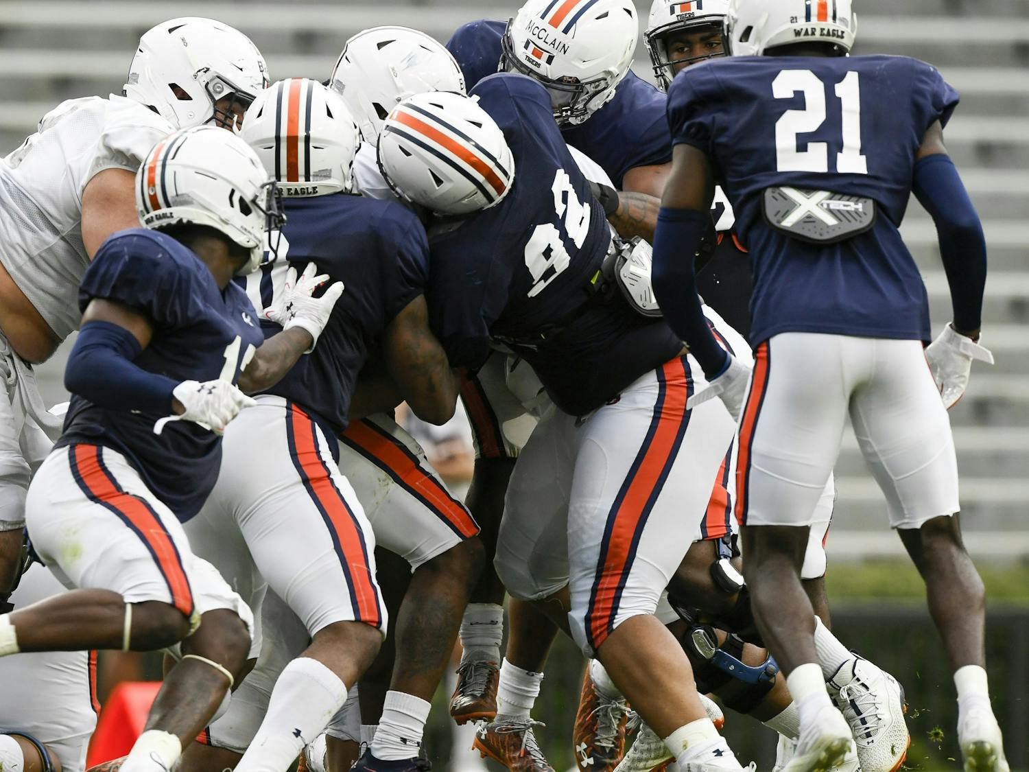 AU FB Scrimmage