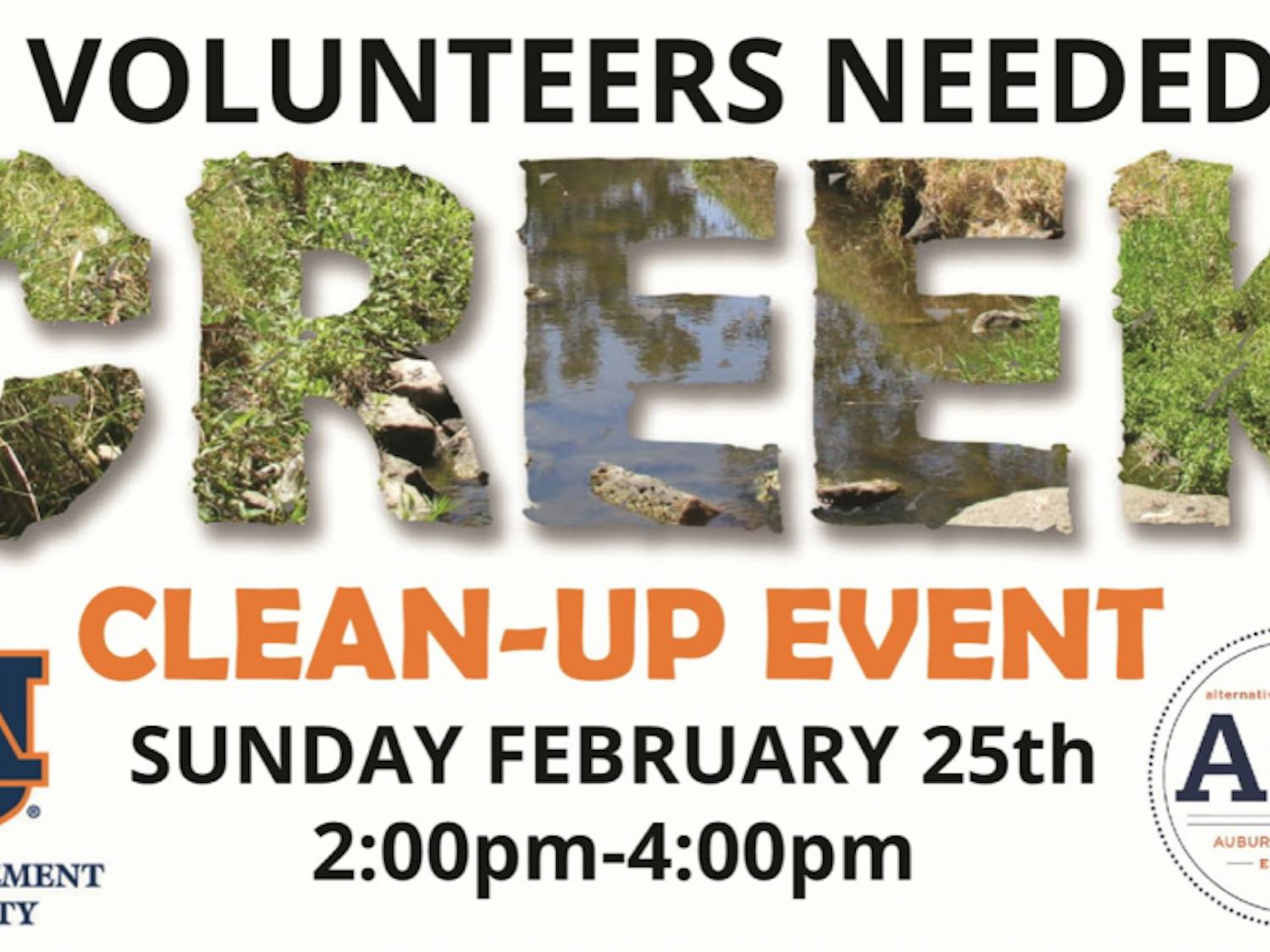 Creek Clean Up Event Flyer
