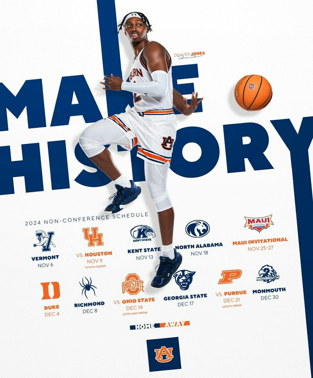 2024-25 Auburn Men's Basketball Nonconference Schedule