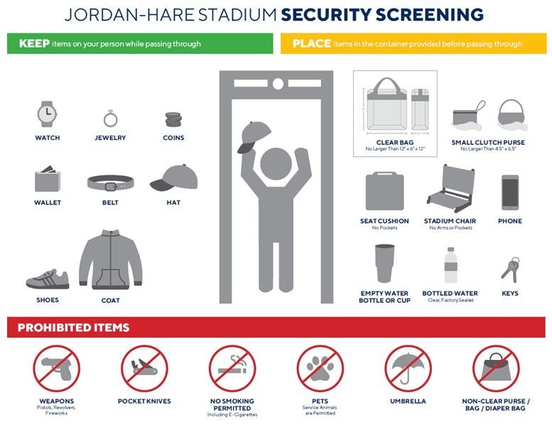 Jordan-Hare Stadium Security Screening (Source: Auburn Athletics)