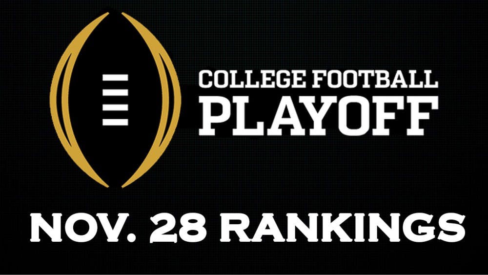 College Football Playoff Rankings November 28.​
