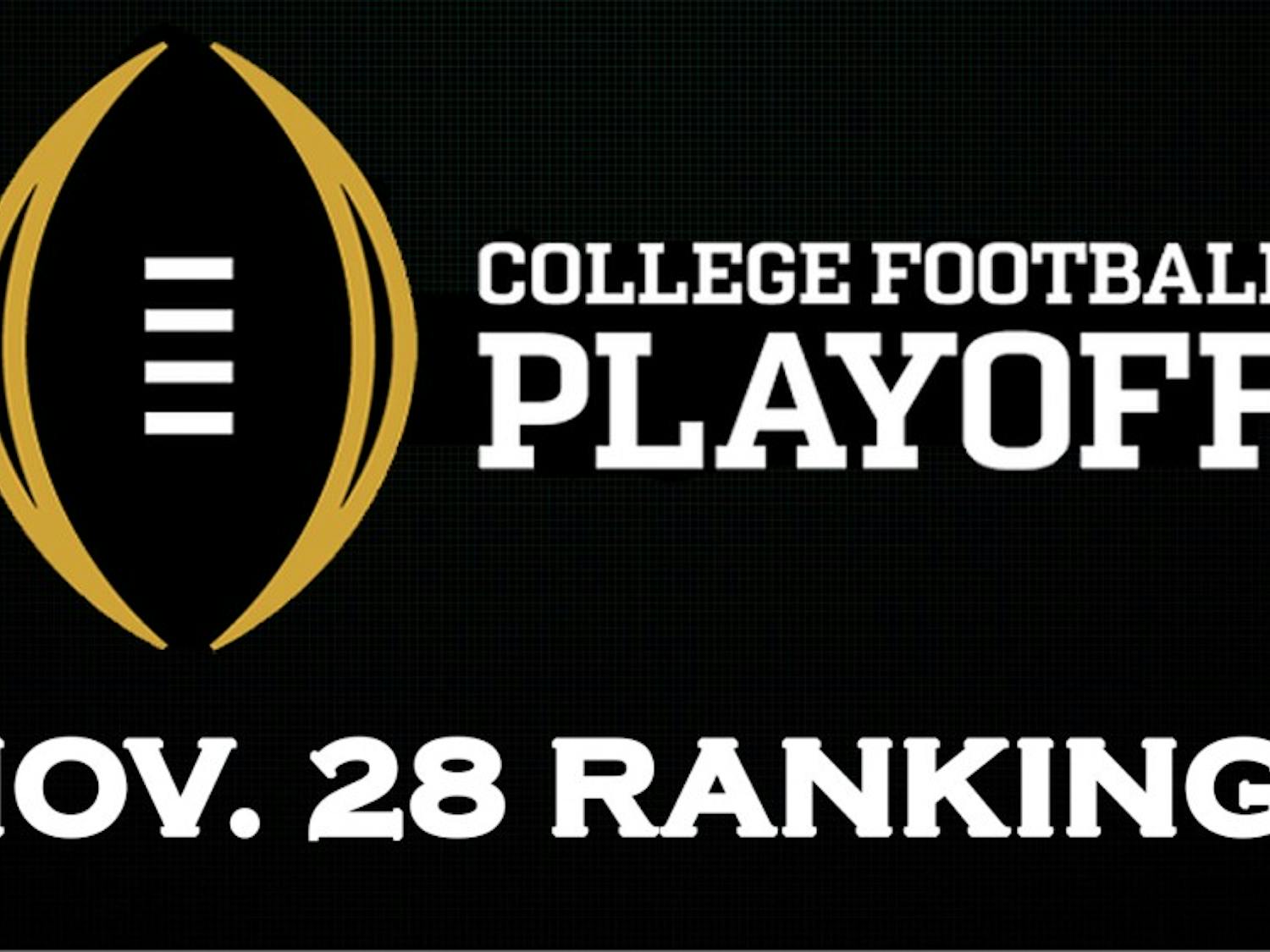 College Football Playoff Rankings November 28.​