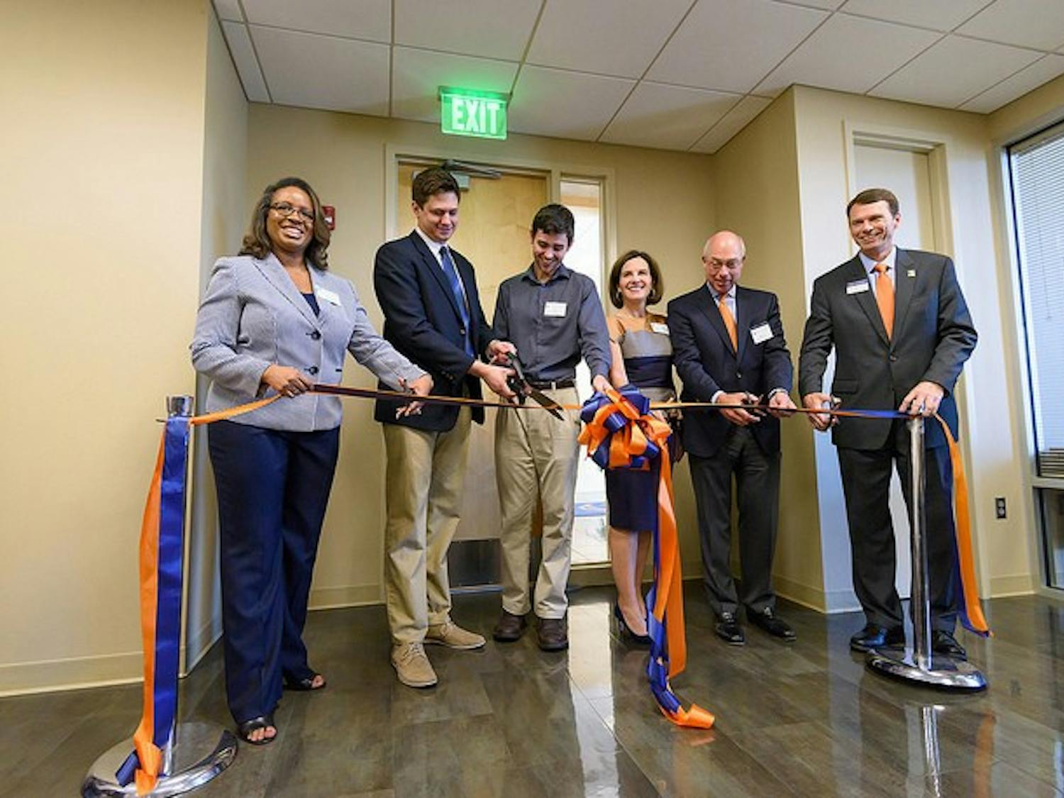 Tiger Cage Incubator Ribbon cutting