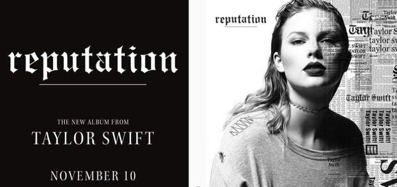 New album from Taylor Swift. ​