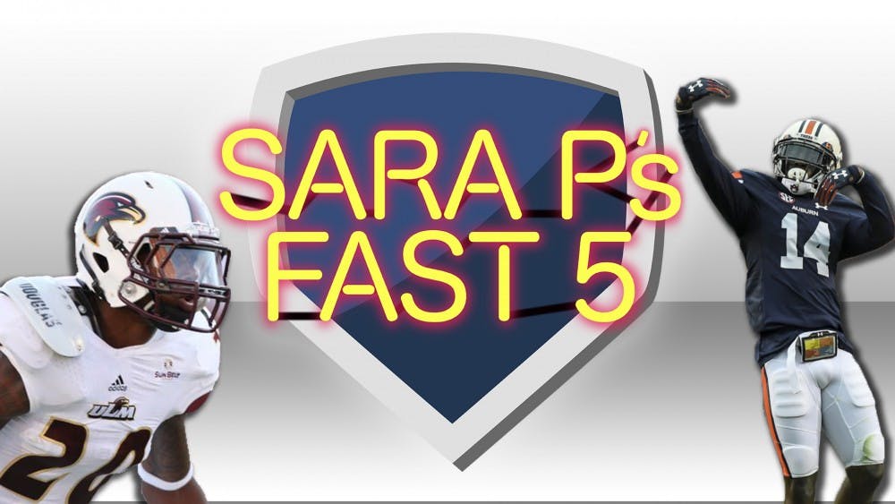 ​Sara P's Fast 5: Auburn vs. ULM