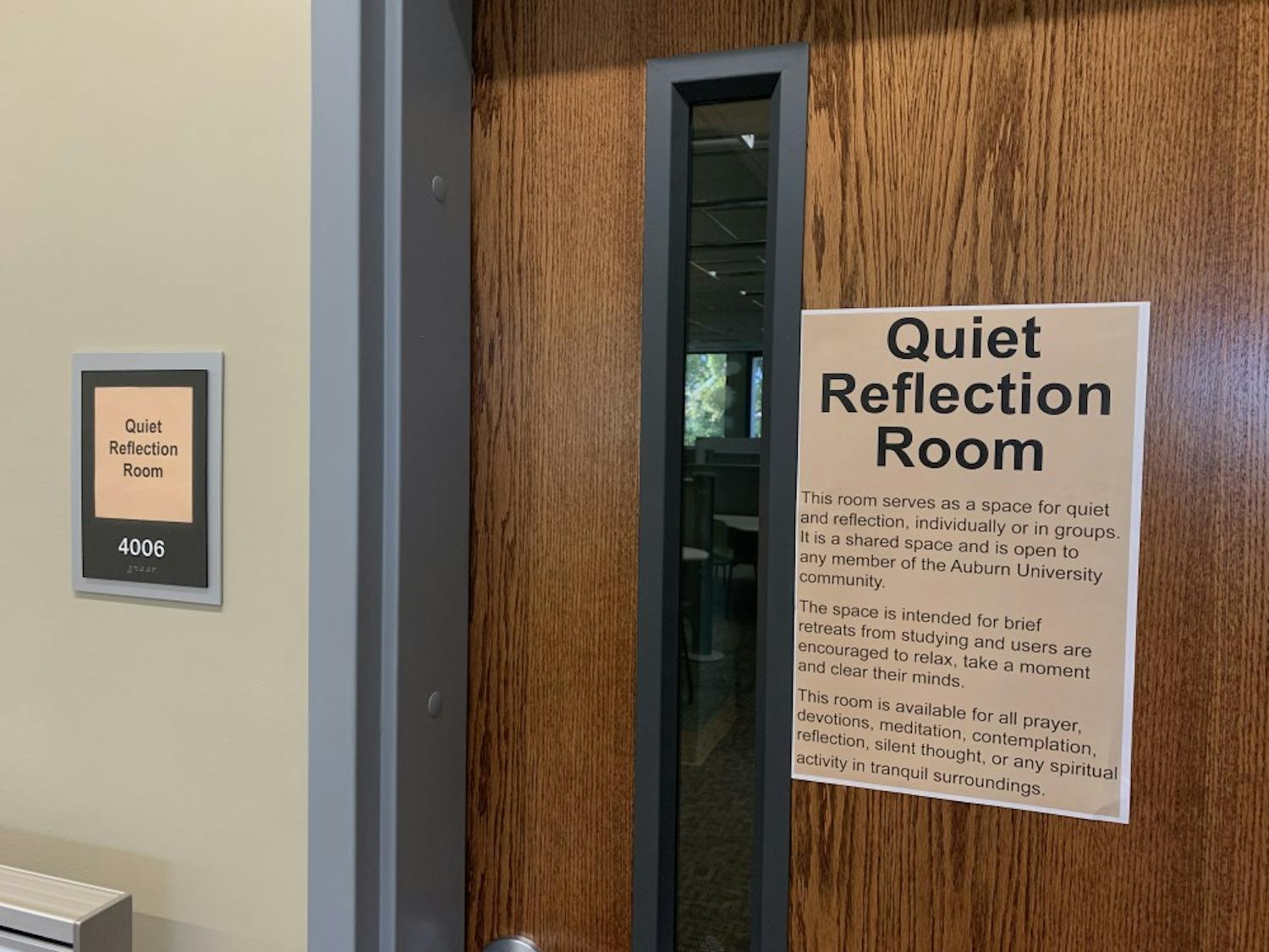 Quiet Reflection Room