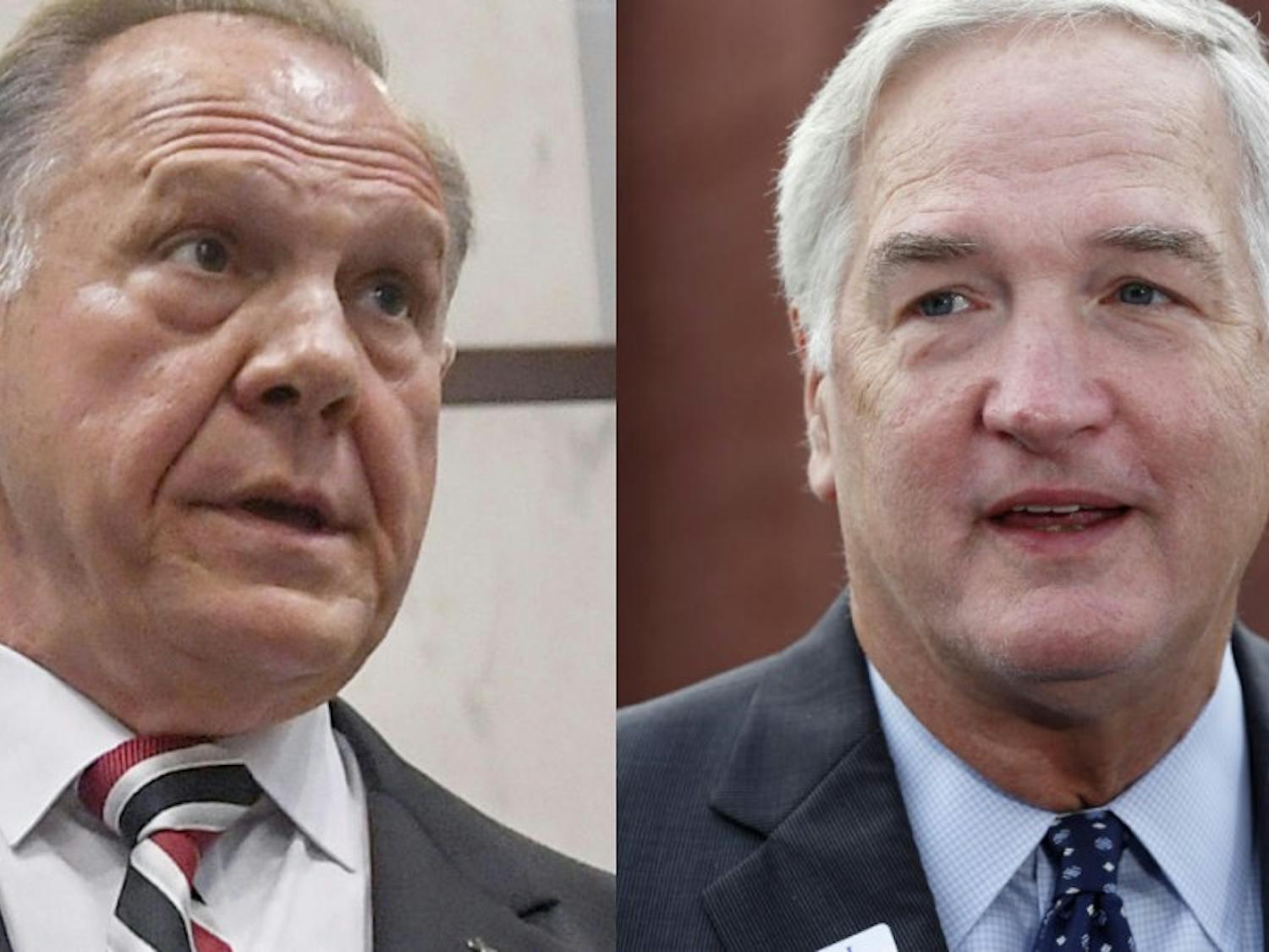 ​Luther Strange and Roy Moore