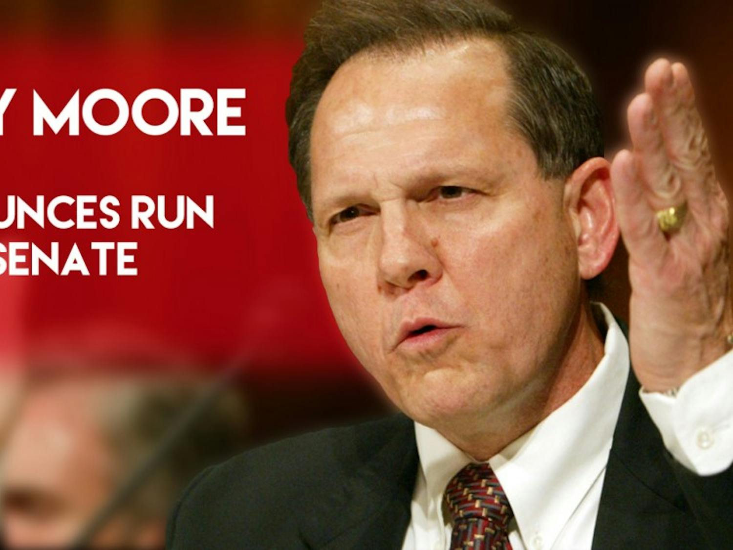 Roy Moore announces run for Senate. ​