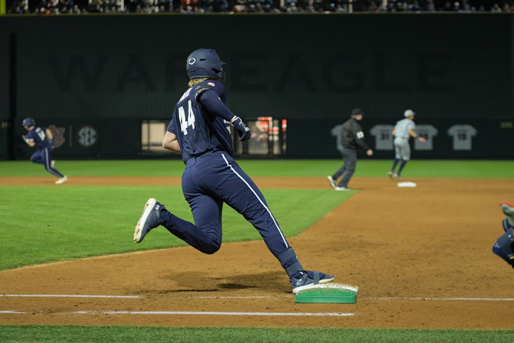 Auburn Baseball wins aginast Old Dominion in score of 10-4 at Plainsman Park on March 7, 2025. Photo by Matthew Poczatek | The Auburn Plainsman