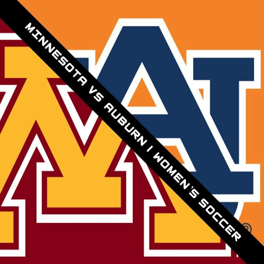 Minnesota vs Auburn in the 1st Round of the Women's College Soccer NCAA Tournament